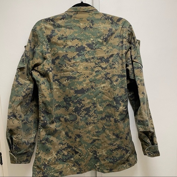 Tru-Spec Digital Camouflage Shirt Jacket Mens Camo Combat Military Sz S Regular. - Picture 2 of 11